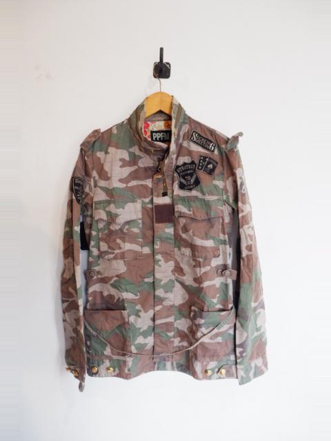 Other Designers 20471120 × Beauty Beast × Japanese Brand - Vintage PPFM Camo Bondage Jacket