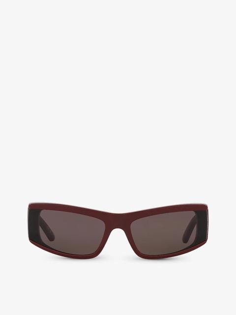 6E000315 BB0301S cat-eye frame acetate sunglasses