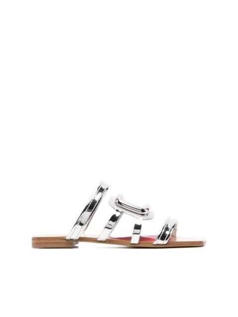 Roger Vivier multi-strap metallic sandals