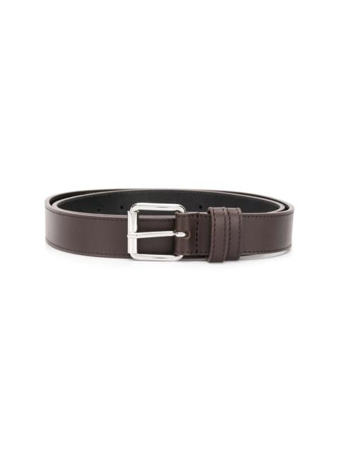 Comme Des Garçons square-tip leather belt