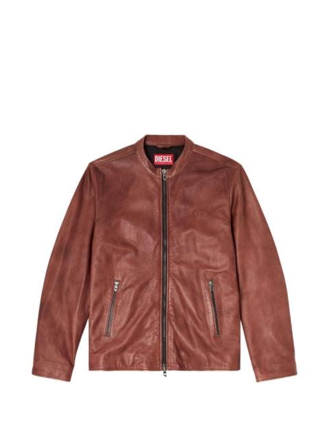 L-Tad-Bkbx leather jacket