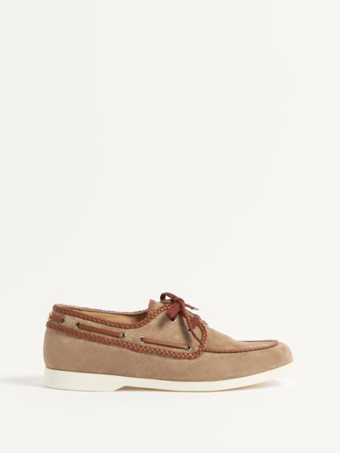 Valentino PALM AVENUE CRUST AND NAPPA LEATHER BOAT SHOE