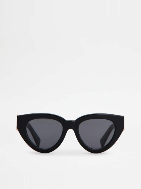 Tod's CAT-EYE SUNGLASSES - BLACK