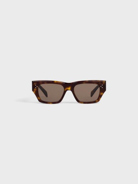 CELINE Black Frame 55 Sunglasses in Acetate