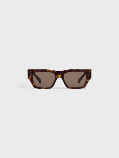 Black Frame 55 Sunglasses in Acetate