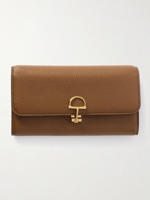 GUCCI Softbit Textured-leather Continental Wallet