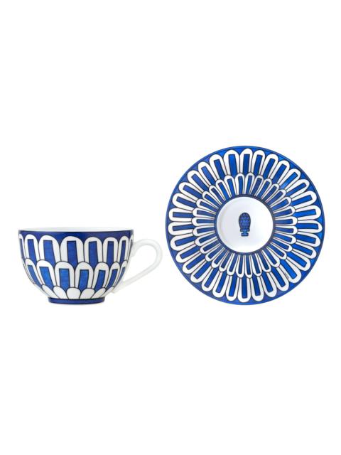 Hermès Bleus d'Ailleurs Cup & Saucer