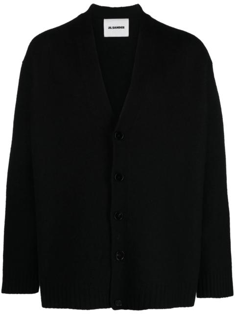 V-neck Wool Cardigan