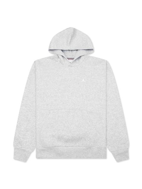 Jordan BROOKLYN FLEECE PULLOVER HOODIE - GREY HEATHER/WHITE