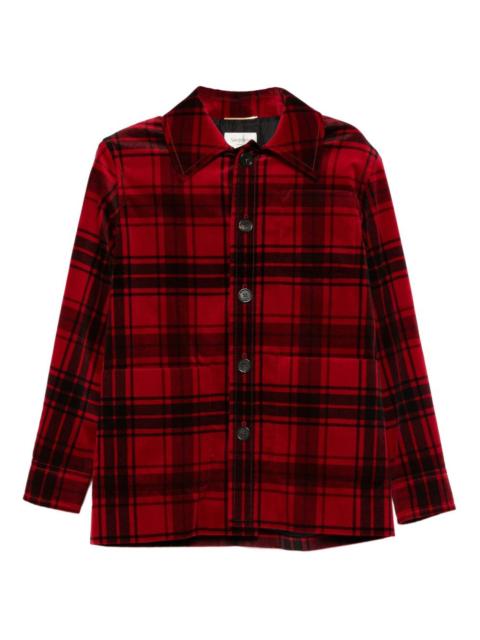 SAINT LAURENT checked jacket