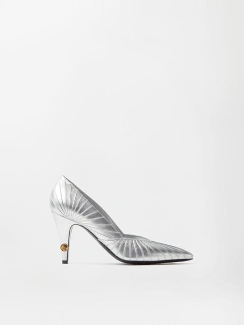 VERSACE Gianni Metallic Nappa Pumps 90 mm