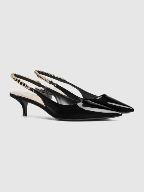 GUCCI Gucci Signoria slingback pump