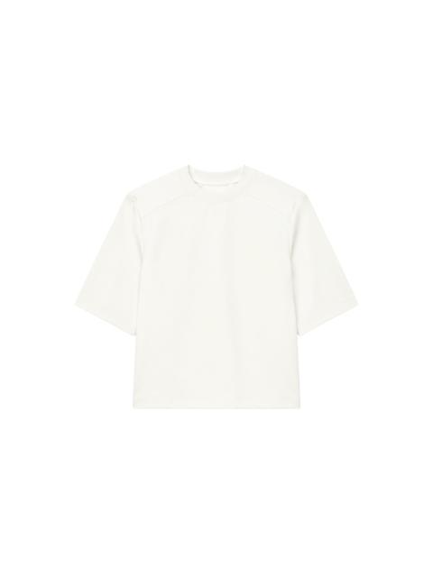 The Frankie Shop Alwen Neoprene Padded T-Shirt - Off White