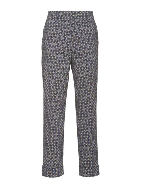 Prada Stretch wool gabardine trousers