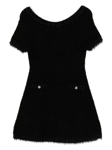 JUUN.J logo-patched knit dress