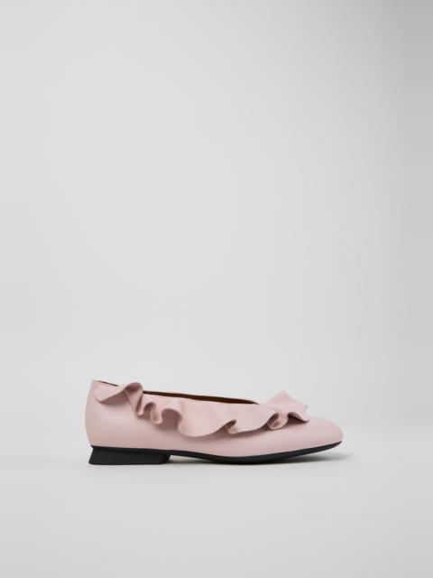 CAMPERLAB Pink Leather Ballerinas for Women.