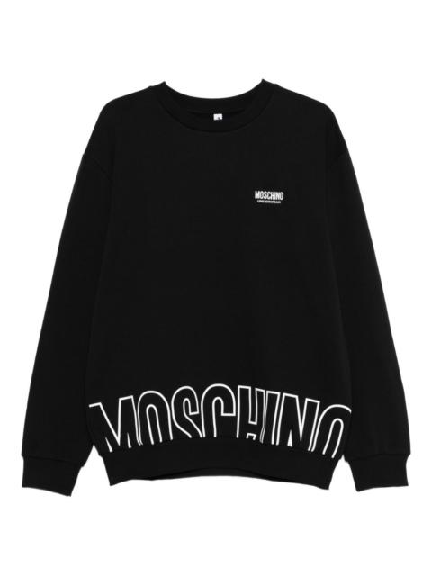 Moschino logo-detail crew-neck sweatshirt