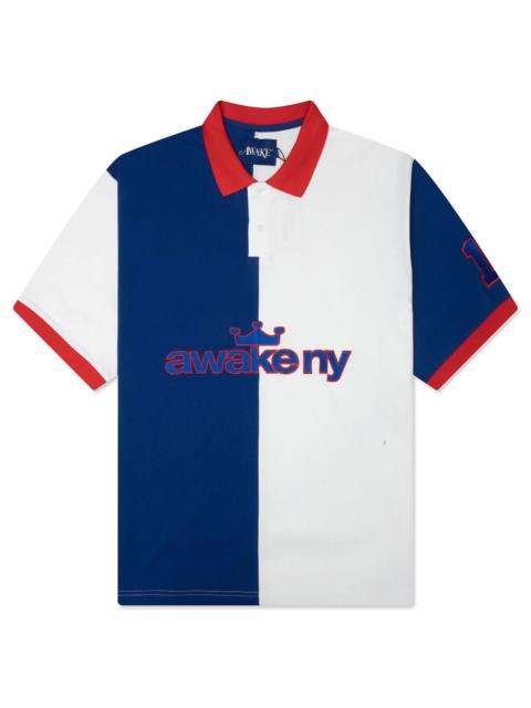 AWAKE NY CROWN POLO - BLUE
