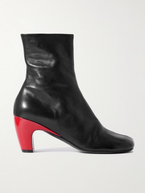 Dries Van Noten Leather Ankle Boots