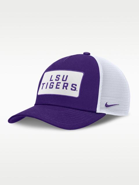Nike LSU On-Field Rise Men's Nike College Trucker Adjustable Hat