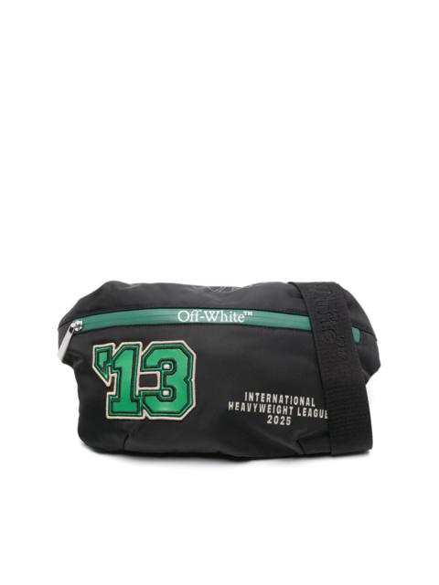 logo-print belt bag