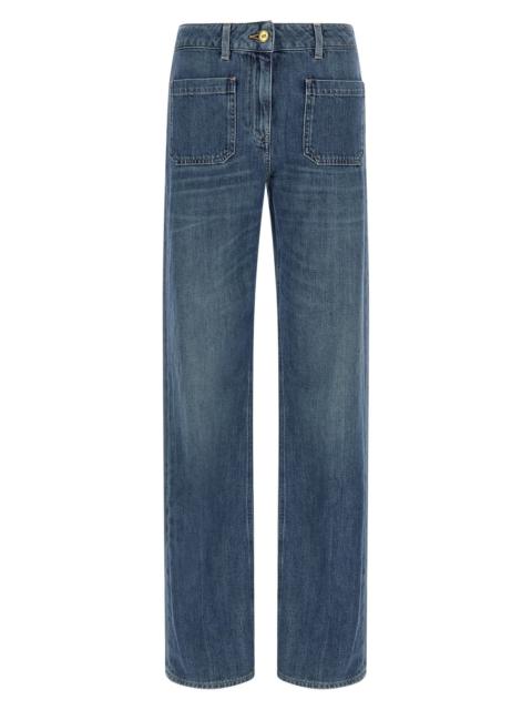 ELISABETTA FRANCHI Logo Embroidery Jeans