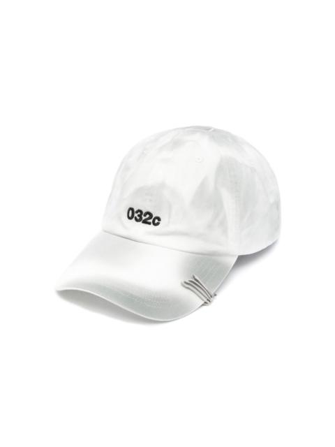 032c Fixed Point logo-embroidered cap