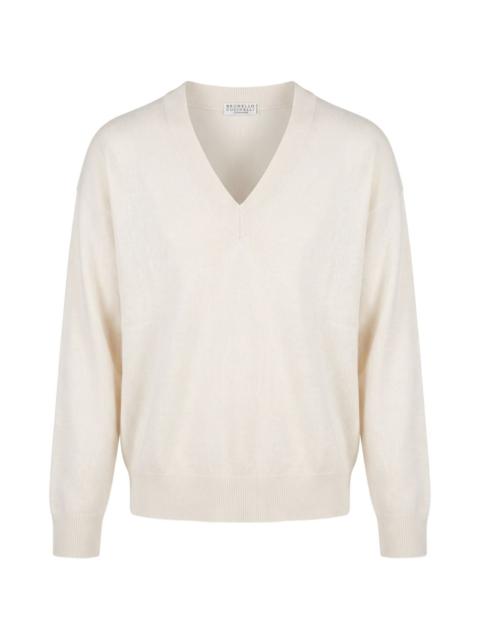 Brunello Cucinelli V-neck cashmere sweater