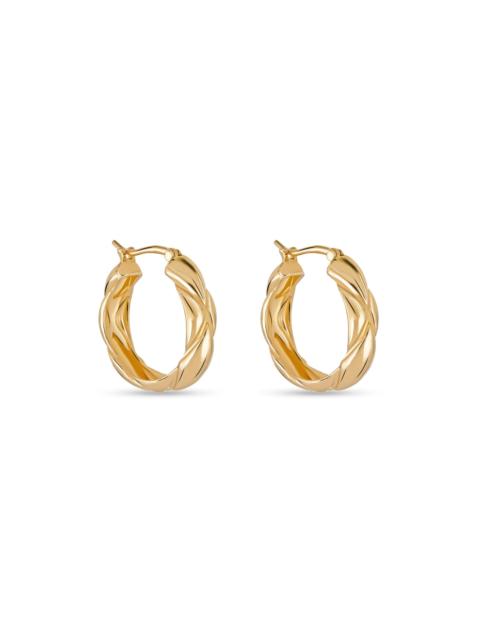 STONE AND STRAND Puff Puff Quilted Hoops