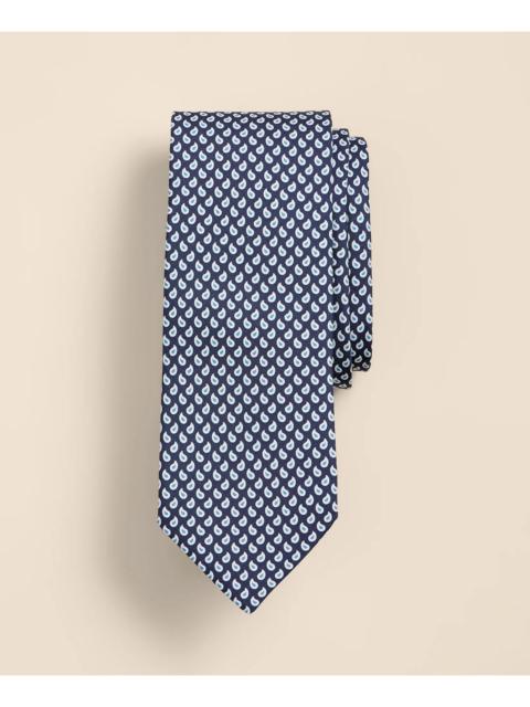 Brooks Brothers Silk Pine Foulard Tie