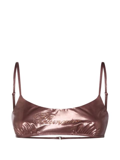 Blumarine logo-detail bikini top