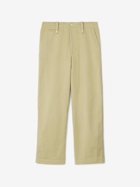 Burberry Cotton Satin Trousers