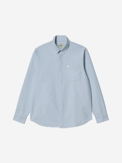 Carhartt WIP L/S C-Logo 옥스포드 포켓 셔츠