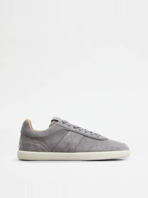 Tod's TOD'S TABS SNEAKERS IN SUEDE - GREY