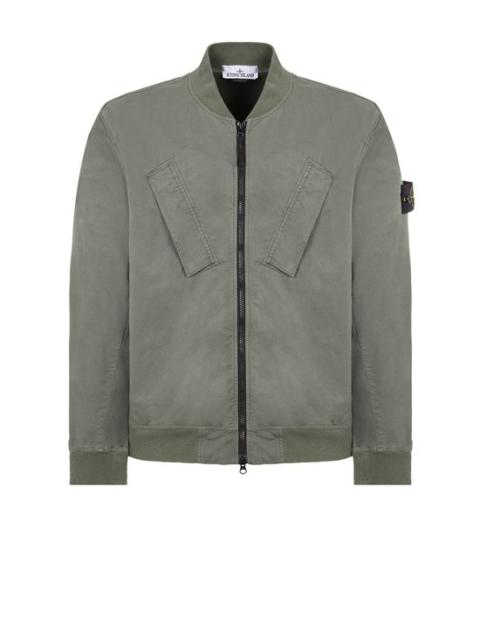 Stone Island 42510 SUPIMA® COTTON TWILL STRETCH-TC MUSK GREEN