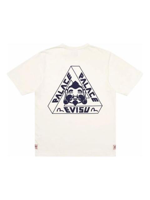 PALACE PALACE x EVISU PALACE Evisu Chest Logo Short Sleeve Unisex White PAL-SS20-008