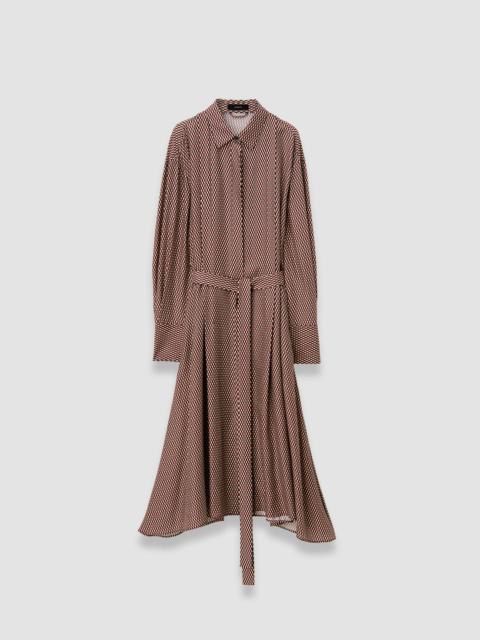 JOSEPH Orlan Printed Silk Blend Dress