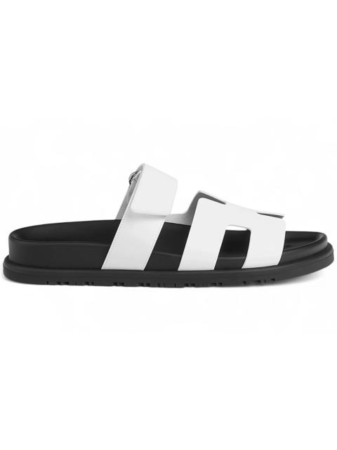 Hermès Hermes Chypre Sandal Blanc Calfskin (Women's)
