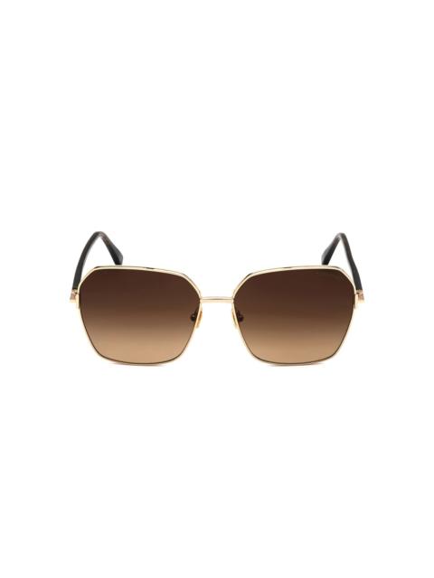 TOM FORD Claudia square-frame sunglasses