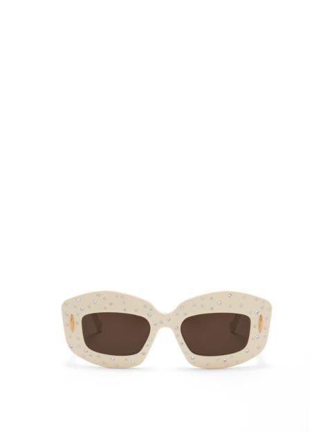 Smooth Pavé Screen sunglasses in acetate