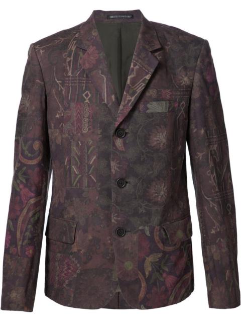 Yohji Yamamoto floral print blazer