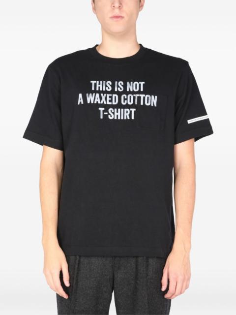 Barbour pocket-detail graphic-print T-shirt