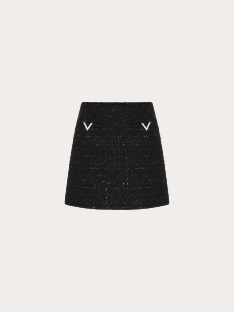 Valentino GLAZE TWEED SKIRT