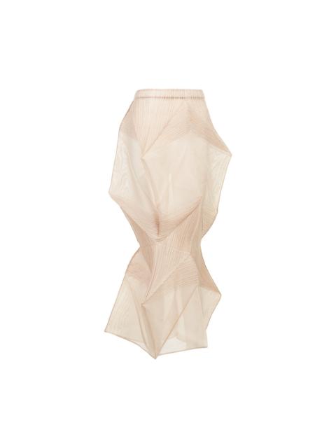 ISSEY MIYAKE Shade And Shaded Pleated Skirt