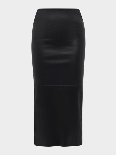 SPRWMN Leather Tube Skirt