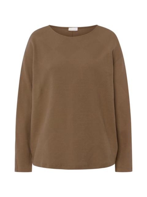 HANRO Pure Comfort Woven Cotton Pullover
