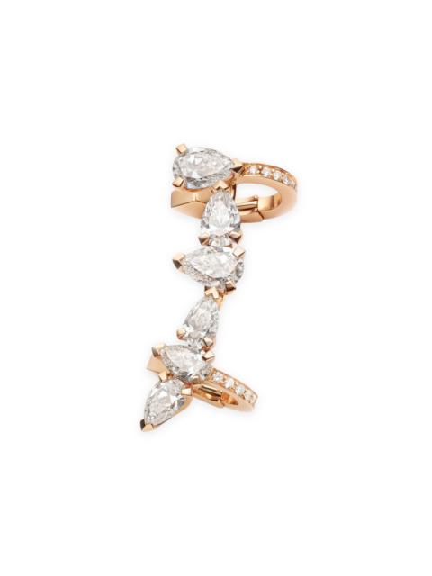 REPOSSI Women's Serti Sur Vide 18K Rose Gold & 1.80 TCW Diamond Ear Cuff - Rose Gold