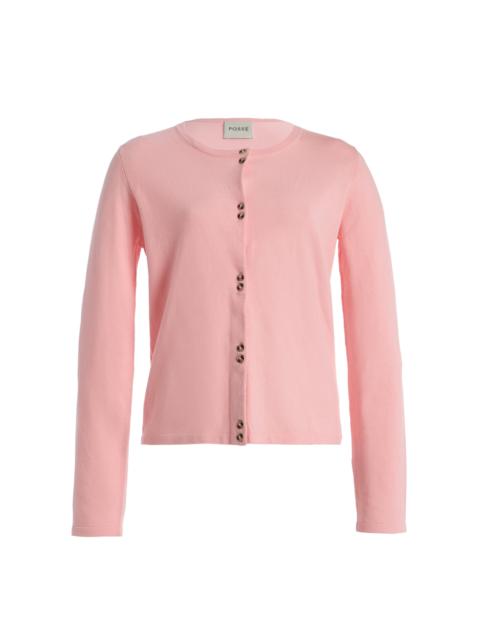 POSSE Exclusive Lexi Knit Cardigan pink