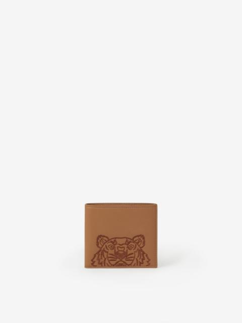 KENZO Kampus Tiger grained leather wallet