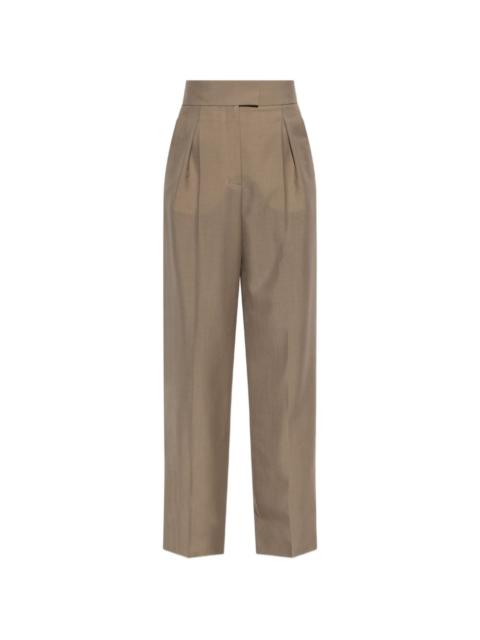 Valentino pleated wide-leg trousers